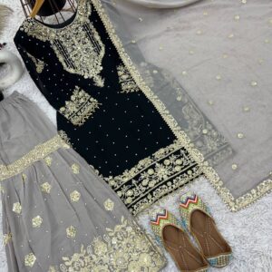 Top-Bottom And Dupatta Set Fully Stitched
