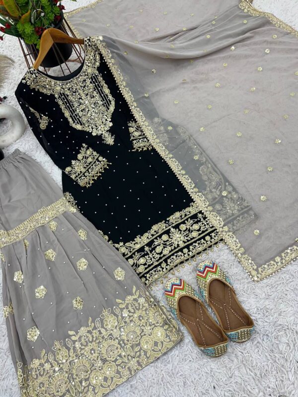 Top-Bottom And Dupatta Set Fully Stitched