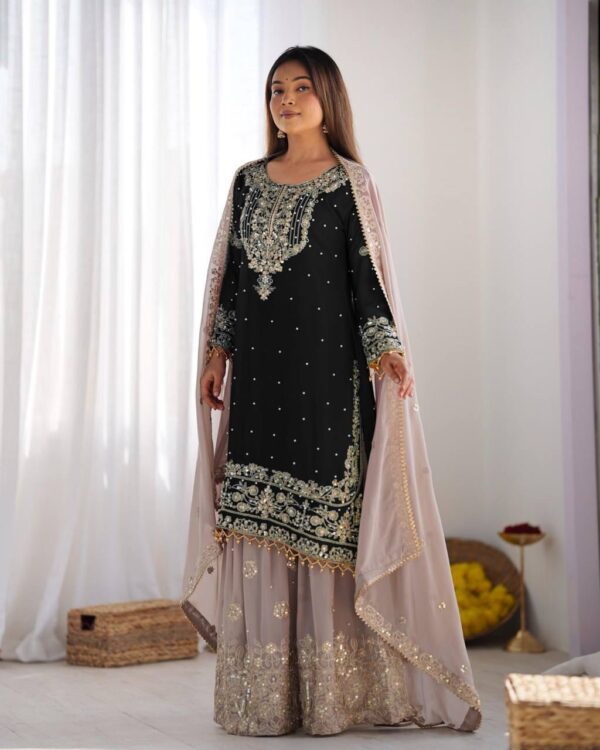 Top-Bottom And Dupatta Set Fully Stitched - Image 2