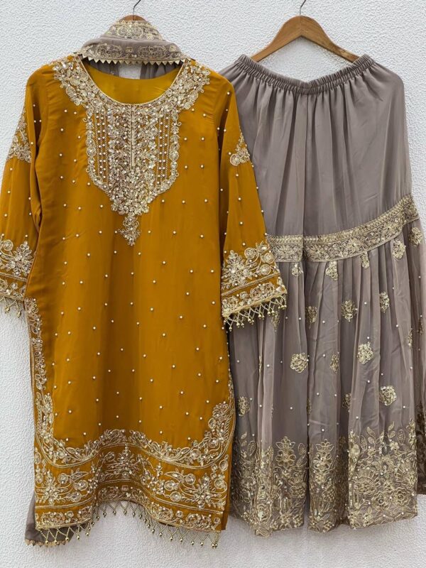 Top-Bottom And Dupatta Set Fully Stitched - Image 6